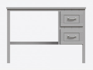 Pottery Barn Belden Desk 3D Модель