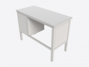 Pottery Barn Belden Desk 3D Модель