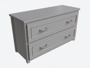 C&ocirc;moda de cabeceira Pottery Barn Belden Modelo 3D