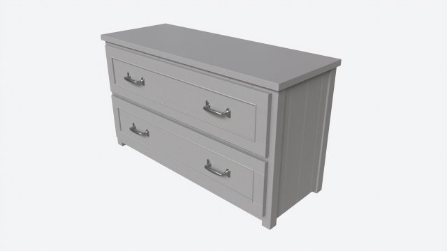 Pottery Barn Belden End of bed Dresser 3D