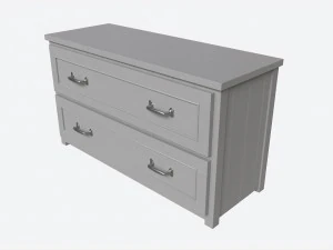 Komoda na końcu ł&oacute;żka, stodoła garncarska Belden Model 3D