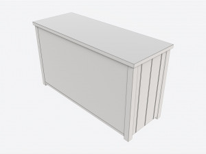 Pottery Barn Belden End-of-bed Dresser 3D मॉडल