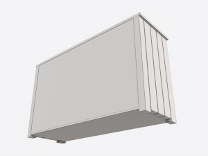 Pottery Barn Belden Extra-wide Dresser Modelo 3D