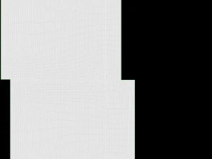 Letti gemelli Pottery Barn Belden con ripiano testiera Modello 3D