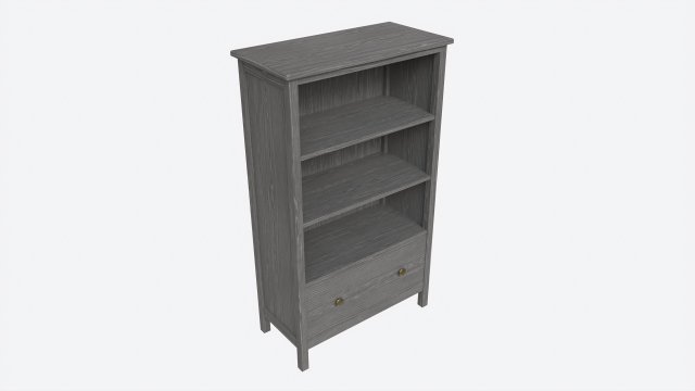 Pottery Barn Kendall Bookcase Tall 3D Model .c4d .max .obj .3ds .fbx .stl .blend 