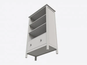 Libreria alta Pottery Barn Kendall Modello 3D