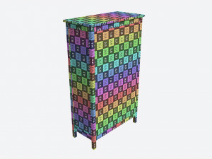Pottery Barn Kendall Bookcase Tall 3D Model
