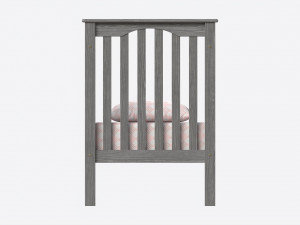 Pottery Barn Kendall Convertible Crib 3D 모델