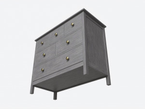 Pottery Barn Kendall Dresser 3D Model