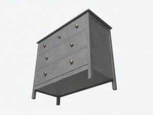 Cassettiera Kendall del fienile in ceramica Modello 3D