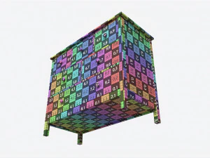 Cassettiera Kendall del fienile in ceramica Modello 3D