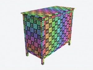 Cassettiera Kendall del fienile in ceramica Modello 3D