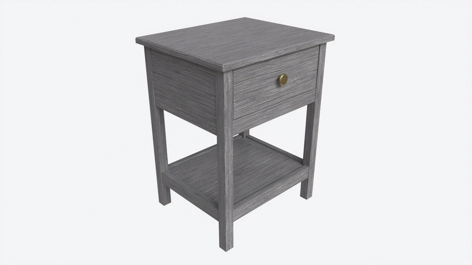 Pottery Barn Kendall Nightstand 3D Model .c4d .max .obj .3ds .fbx .stl .blend 