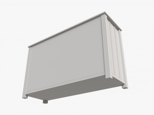 Pottery Barn Kids Camp Extra Wide Dresser 3D Model