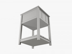 Pottery Barn Kids Camp Nightstand 3D Model