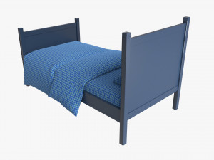 Pottery Barn Kids Camp Twin Bed 3D Модель