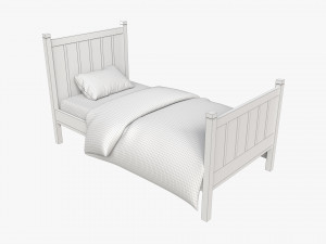 Pottery Barn Kids Camp Twin Bed 3D Модель