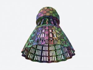 Speedminton Shuttlecock 3D Model