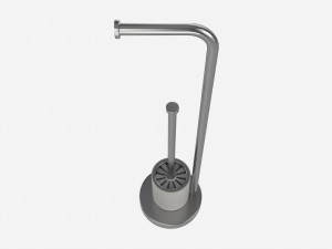 Toilet Brush with Stand 3D Model
