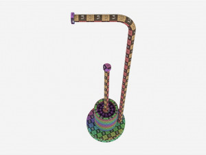 Toilet Brush with Stand 3D Model