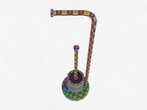 Toilet Brush with Stand 3D Model
