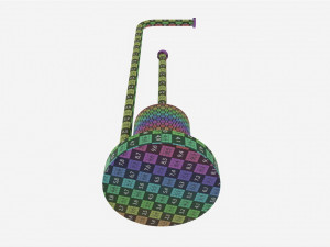 Toilet Brush with Stand 3D Model