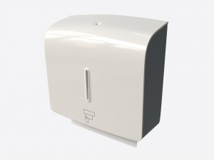 Bathroom Tissue Dispenser Wall-Mounted 3D Model