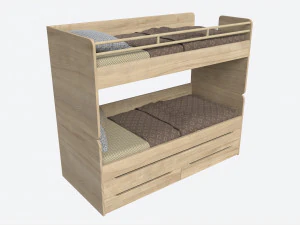 Beliche para Crian&ccedil;as com Arruma&ccedil;&atilde;o Modelo 3D