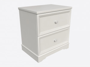 Children 2-drawer Nightstand Modelo 3D