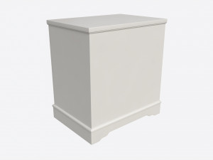 Children 2-drawer Nightstand 3D Model