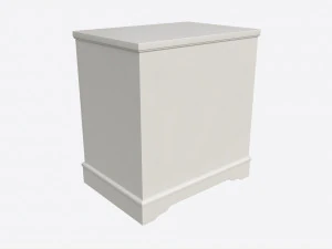 Mesa de cabeceira infantil com 2 gavetas Modelo 3D