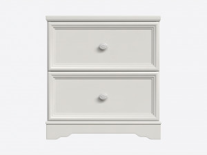 Children 2-drawer Nightstand 3D Model