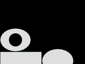 Mesa de cabeceira infantil com 2 gavetas Modelo 3D