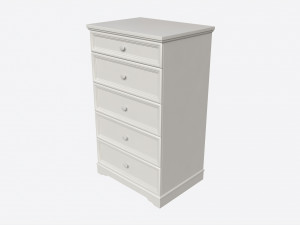Children 5-drawer Dresser Modelo 3D