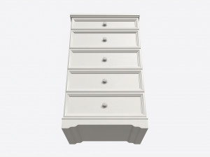 Children 5-drawer Dresser Modelo 3D
