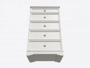 Cassettiera per bambini a 5 cassetti Modello 3D