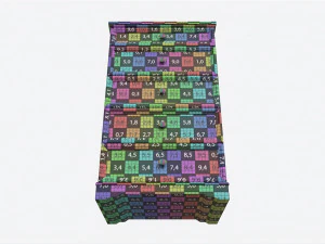 Cassettiera per bambini a 5 cassetti Modello 3D