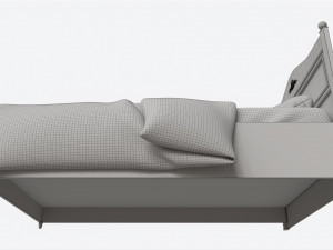 Children Bed with Decorated Headboard Modelo 3D