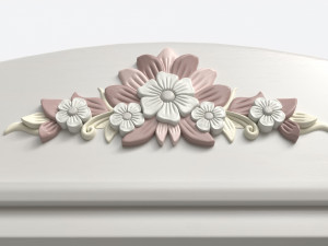 Children Decorated Bookcase with 2 Drawers 3D 模型