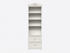 Children Decorated Bookcase with 2 Drawers 3D 模型