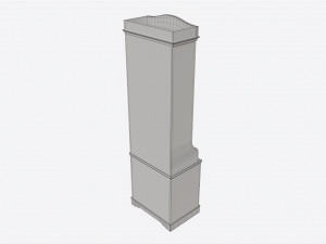 Children Decorated Bookcase with 2 Drawers 3D 模型