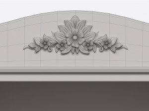 Children Decorated Bookcase with 2 Drawers 3D 模型