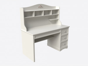 Children Decorated Study Desk Model 3D