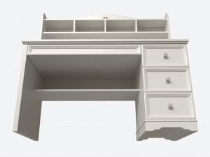 Children Decorated Study Desk 3D Model