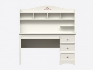 Children Decorated Study Desk 3D Model