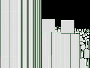 Box doccia angolare quadrato Modello 3D