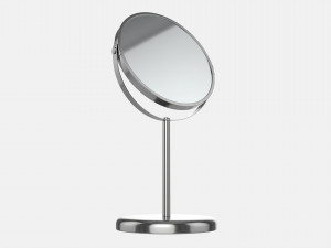 Double-sided Rotating Make-up Mirror 3D Model