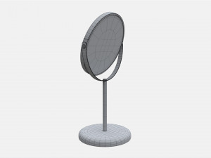 Double-sided Rotating Make-up Mirror 3D Model