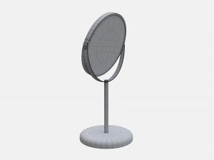 Double-sided Rotating Make-up Mirror 3D Model