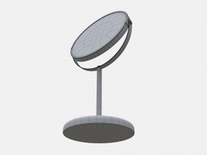 Double-sided Rotating Make-up Mirror 3D Model